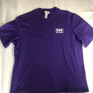 H&M Purple City Terrains Relaxed Fit Shirt